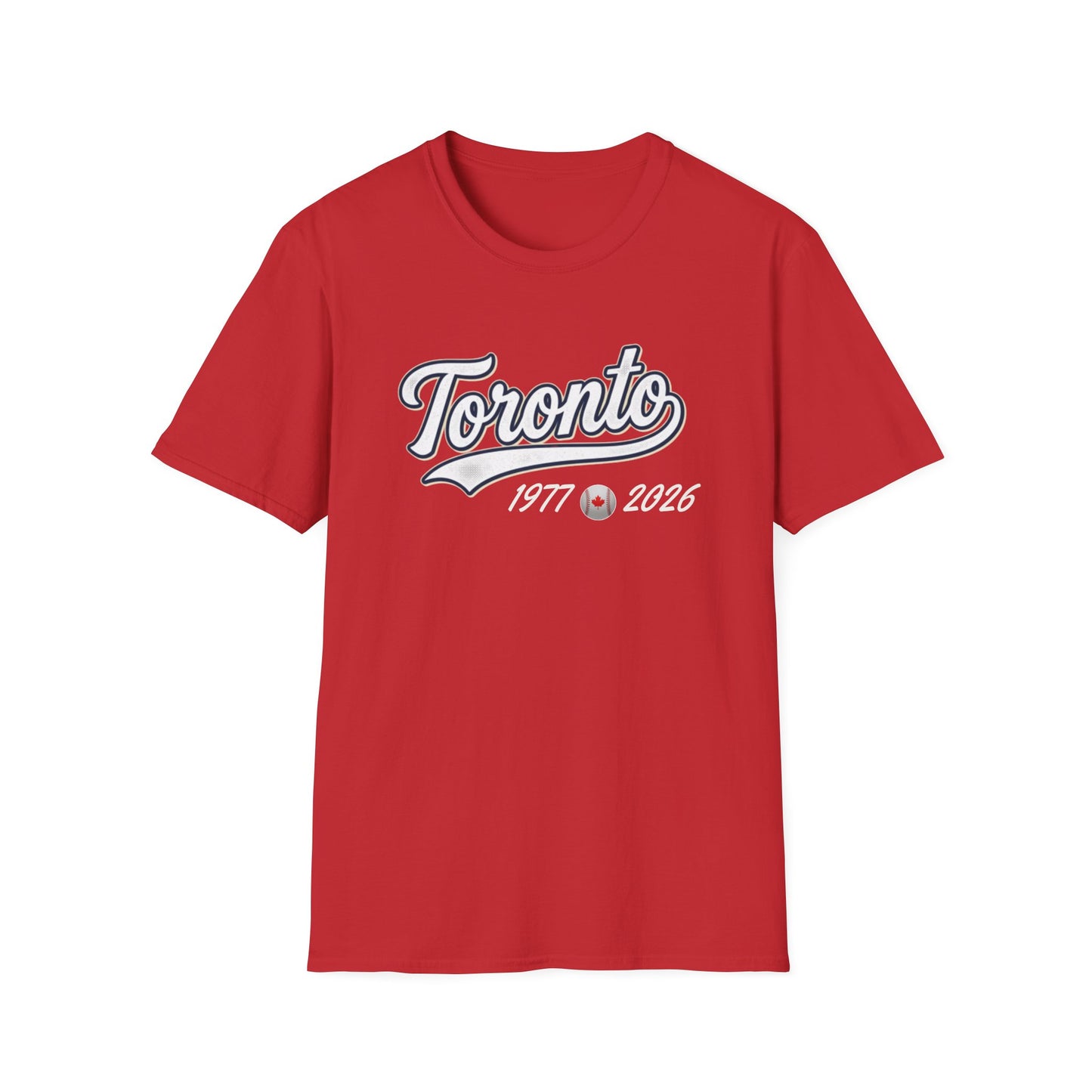 "Classic Toronto Baseball" Red T Shirt