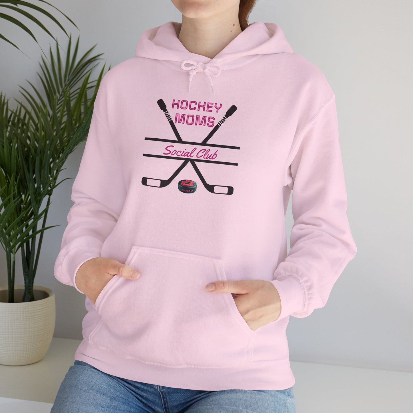 "Hockey Moms Social Club" Hoodie
