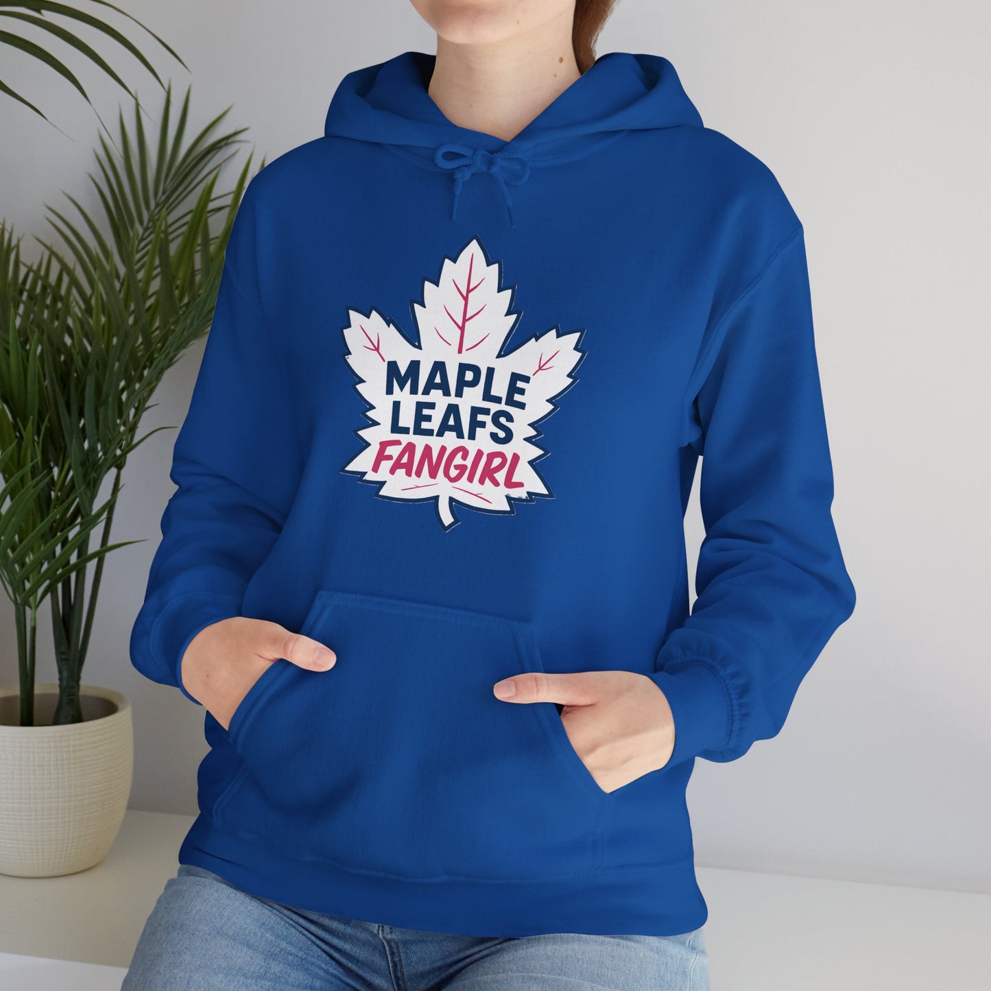 "2026 Maple Leafs Fangirl" Dark Colours Hoodie