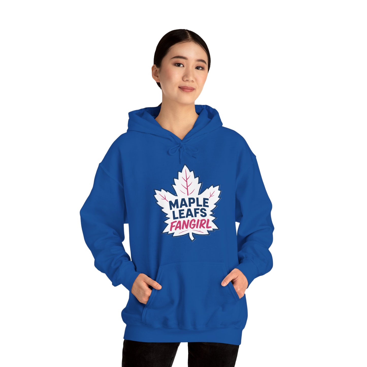 "2026 Maple Leafs Fangirl" Dark Colours Hoodie