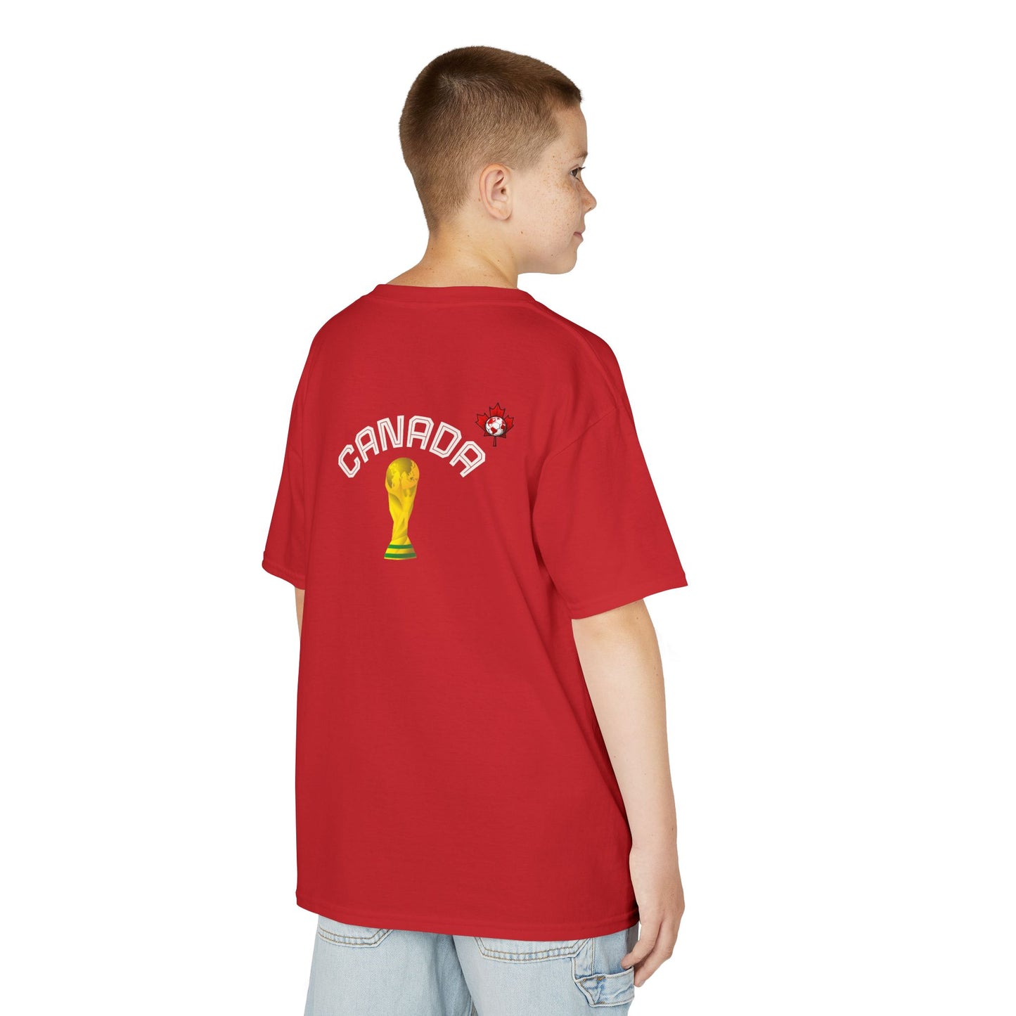 "World vs Canada Footy" Youth TShirt