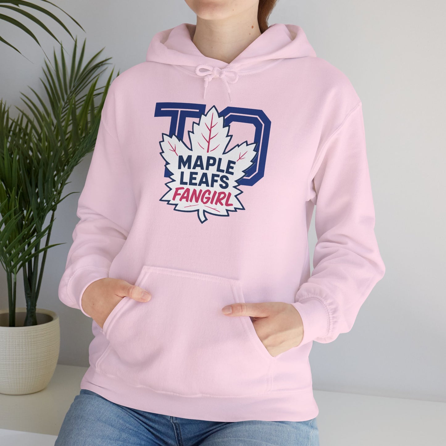 "2026 Maple Leafs Fangirl" Light Colours Hoodie