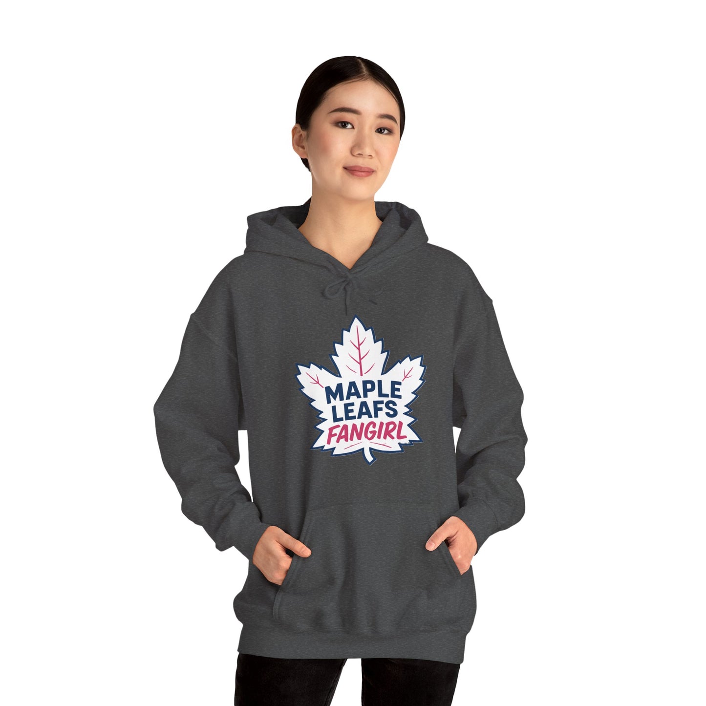 "2026 Maple Leafs Fangirl" Dark Colours Hoodie