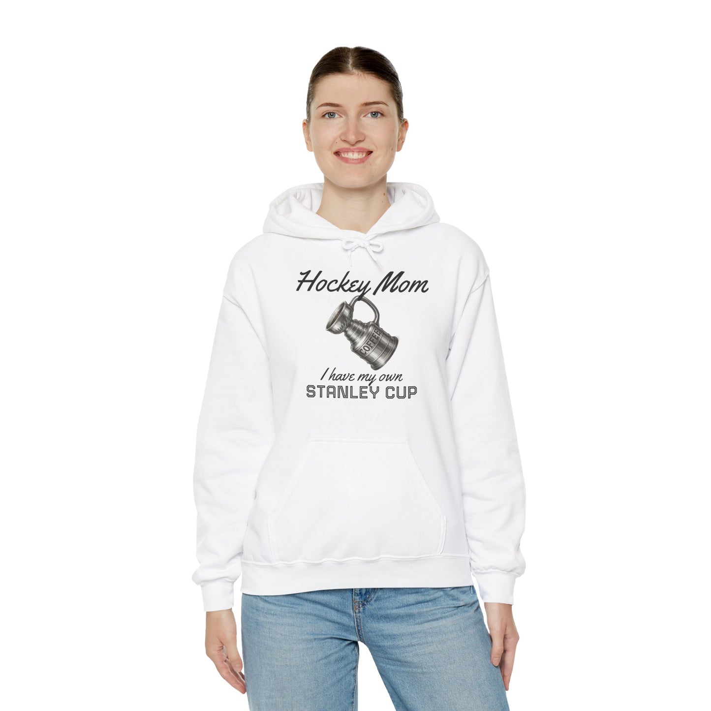 "Hockey Mom - Stanley Cup" Light Colours Hoodie
