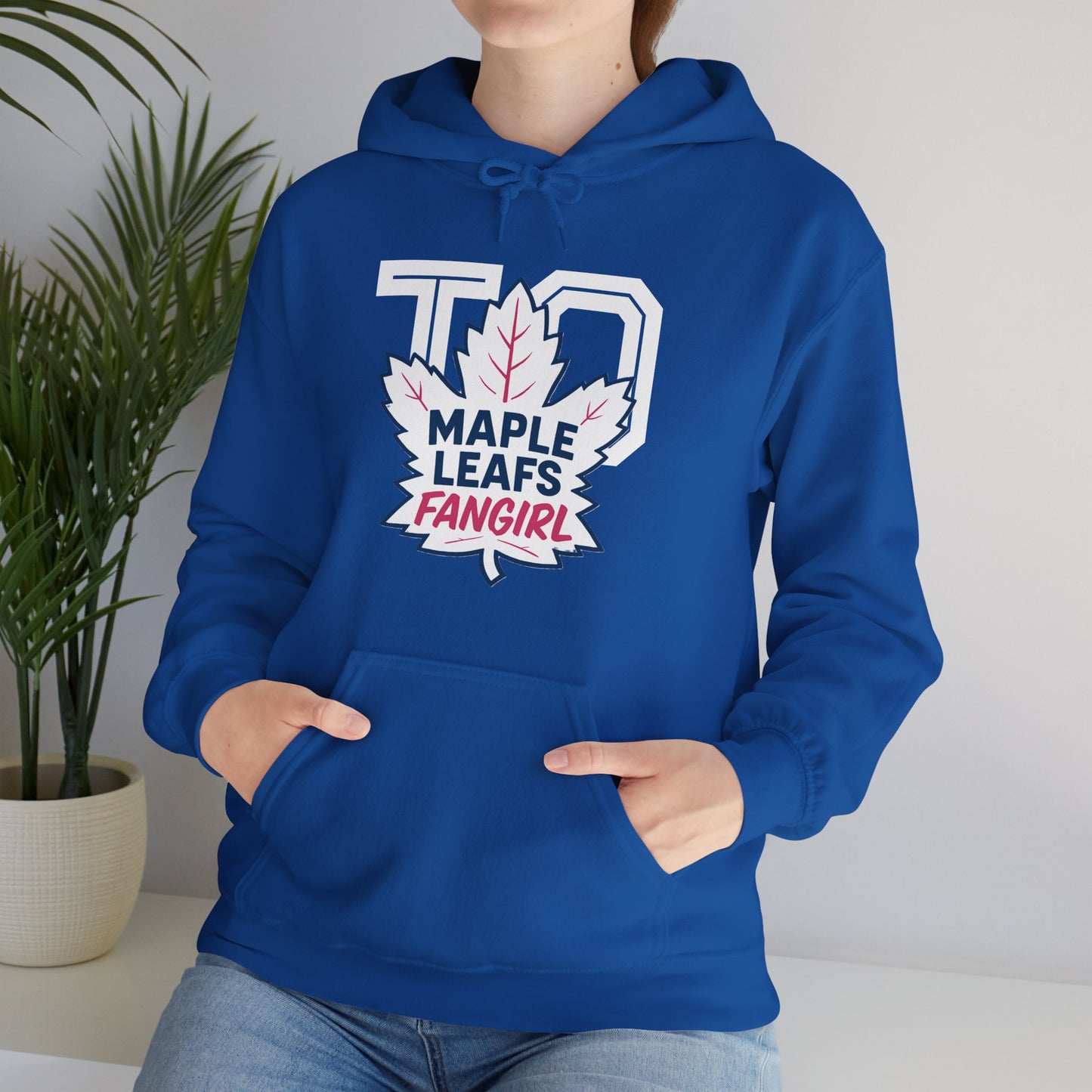"2026 Maple Leafs Fangirl" Dark Colours Hoodie