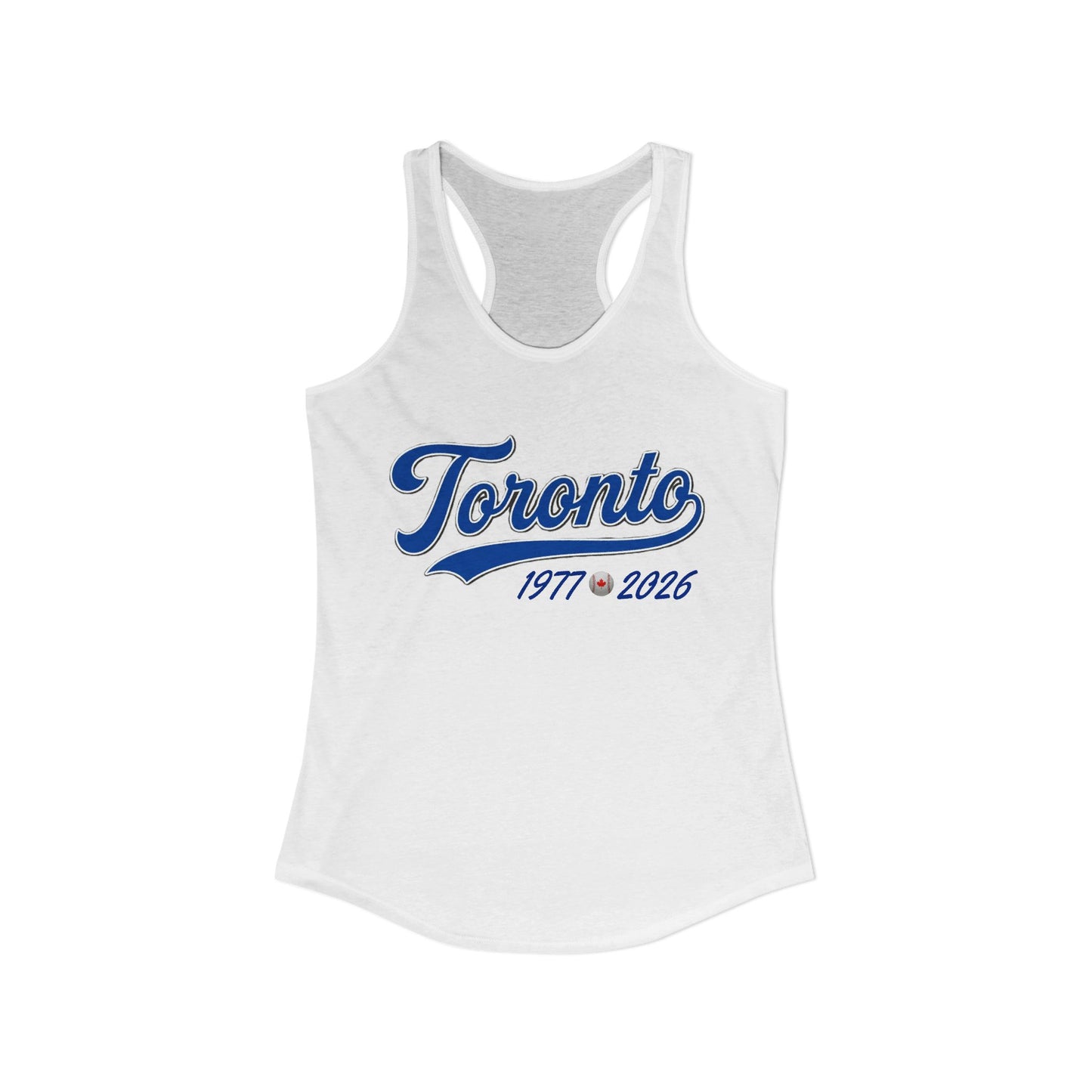 "Classic Toronto Baseball" White Tank Top