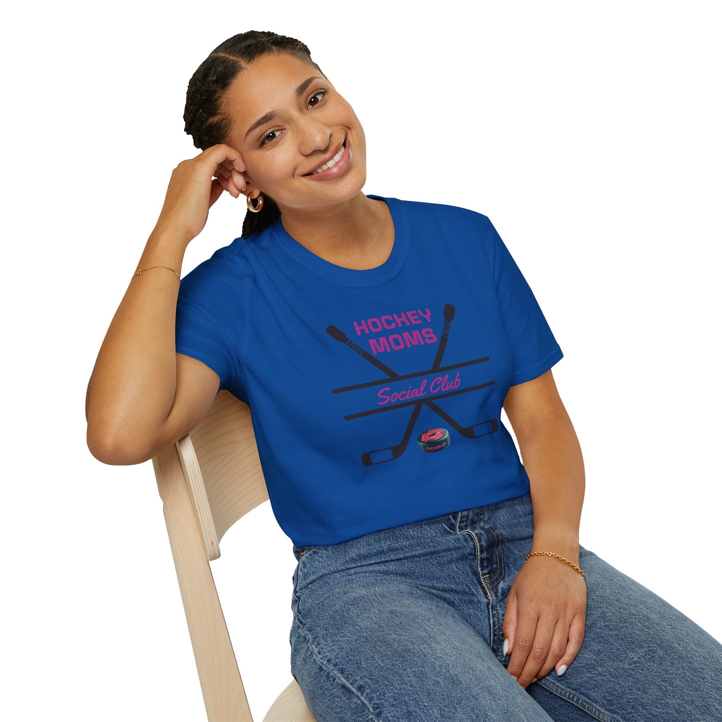 "Hockey Moms - Social Club" T-Shirt