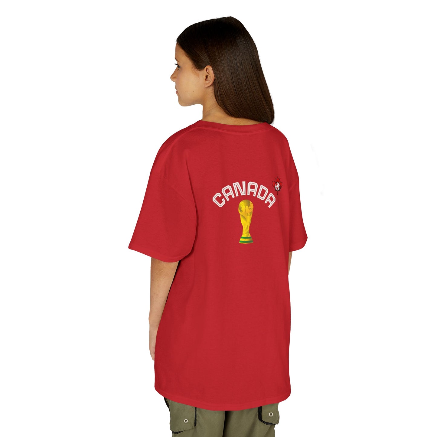 "World vs Canada Footy" Youth TShirt
