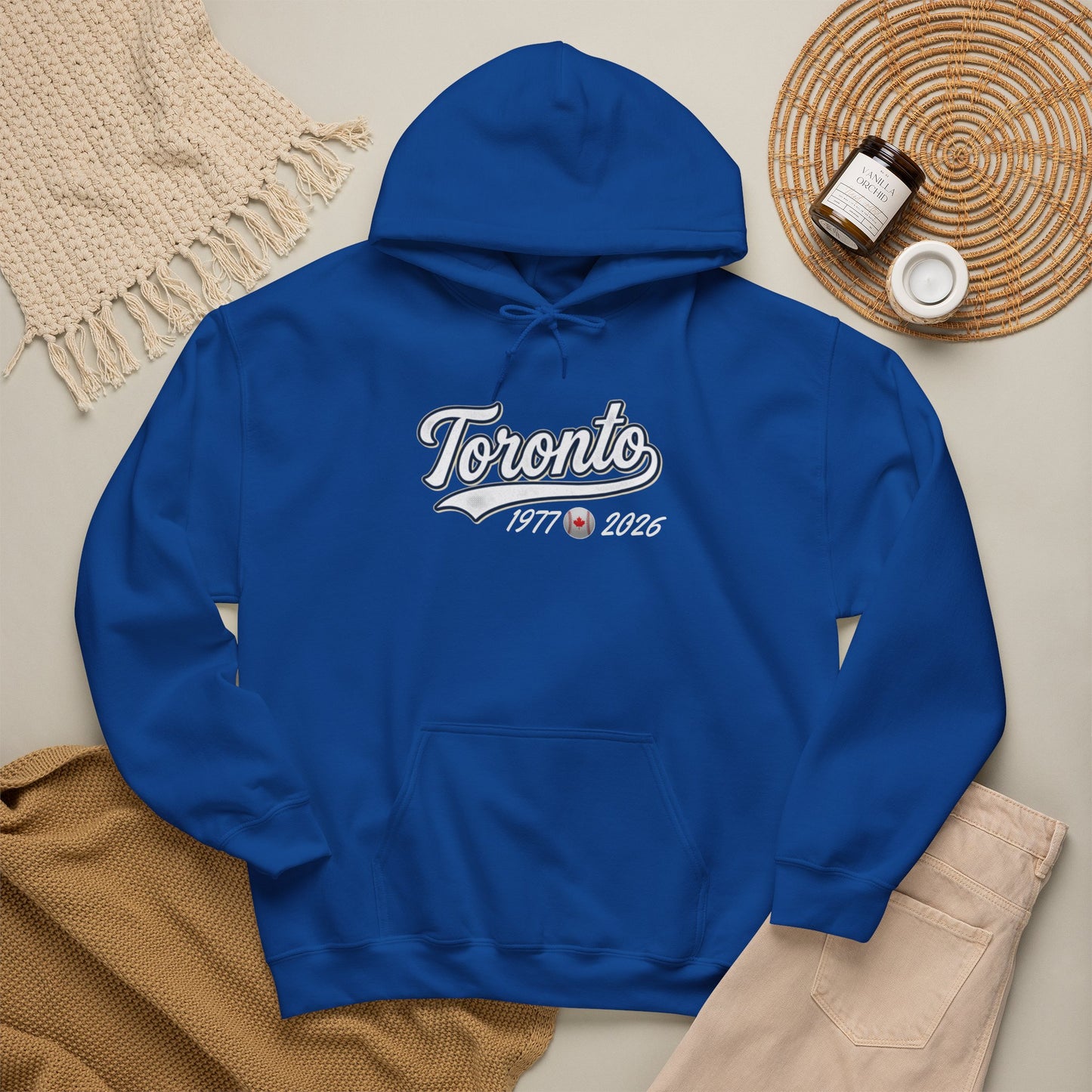 "Classic Toronto Baseball" Royal Blue Hoodie