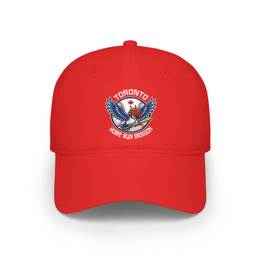 "Home Run Dragon" Red Baseball Cap