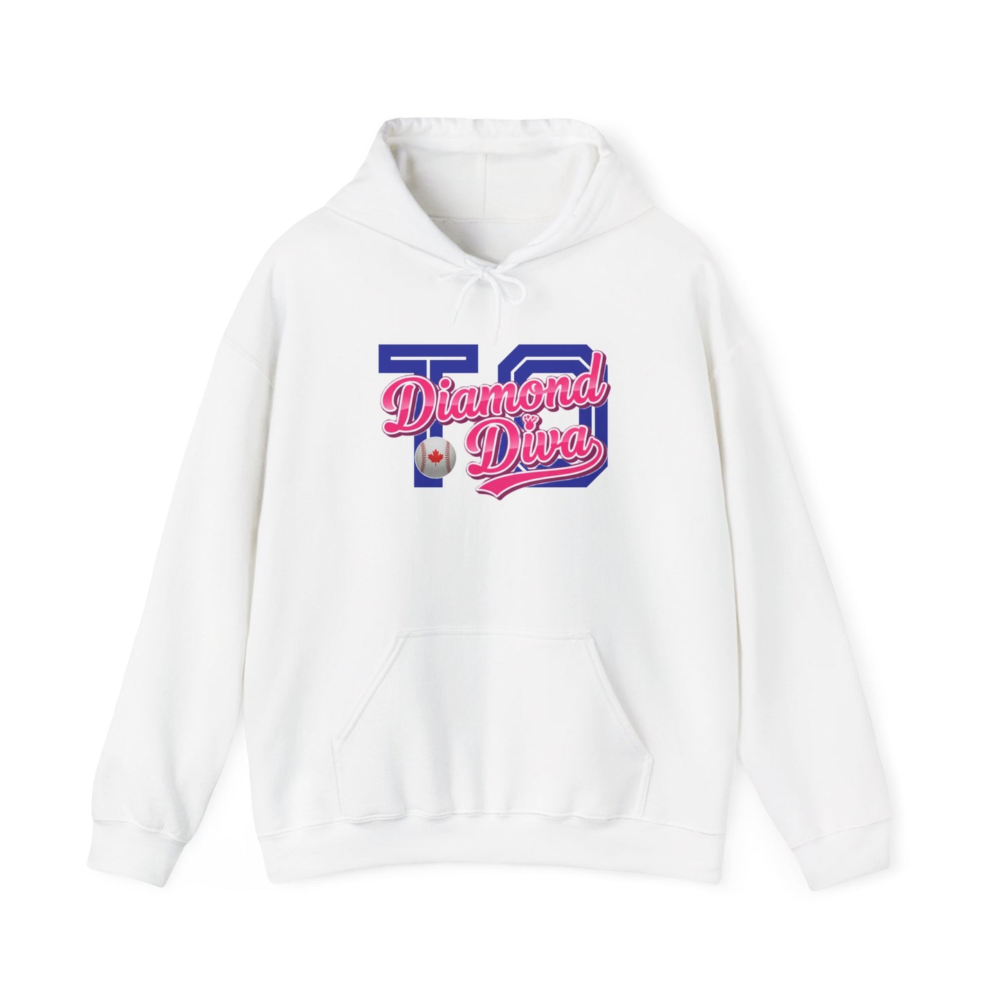 "Diamond Diva - TO" White Hoodie