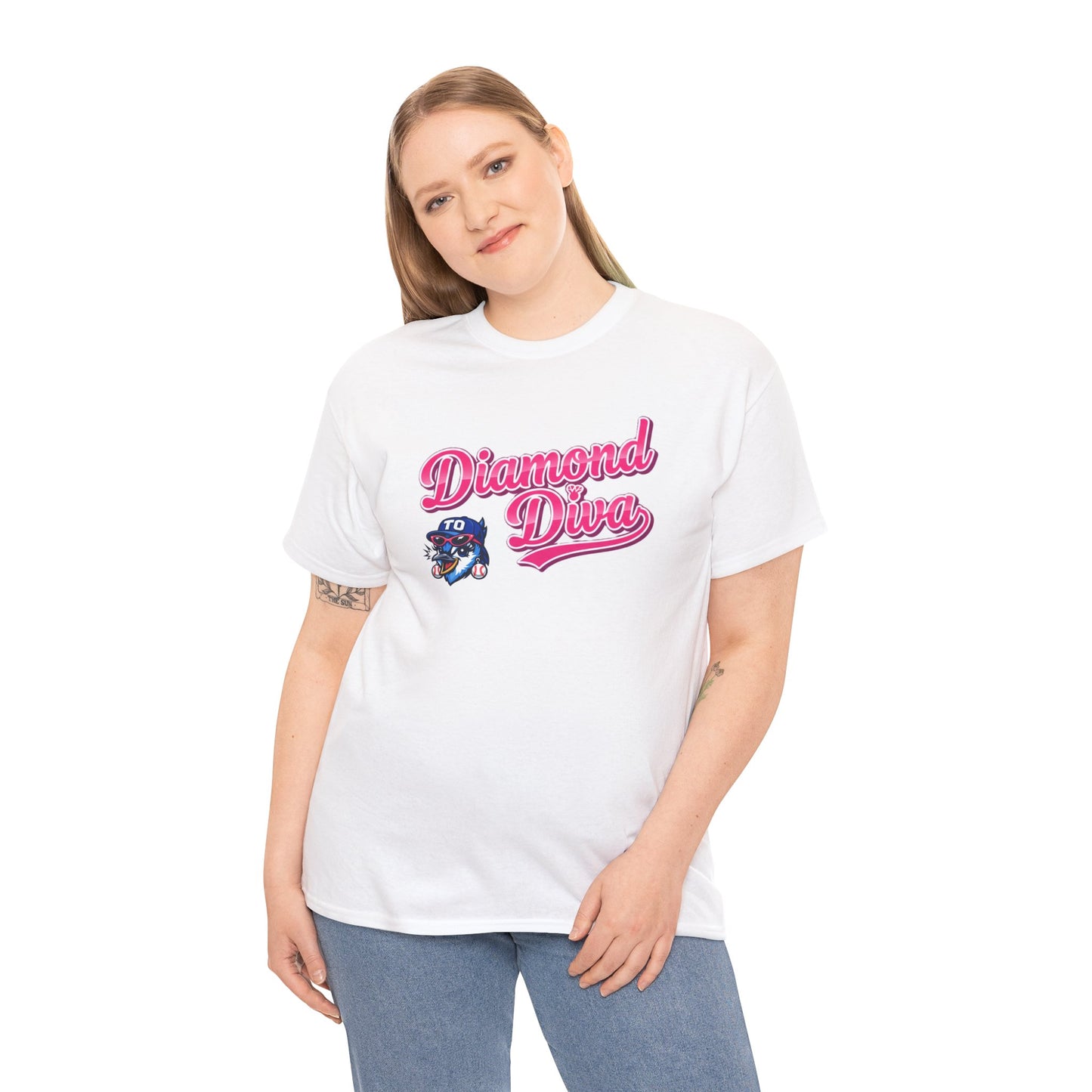 "Diamond Diva - Jaynett"  White T Shirt