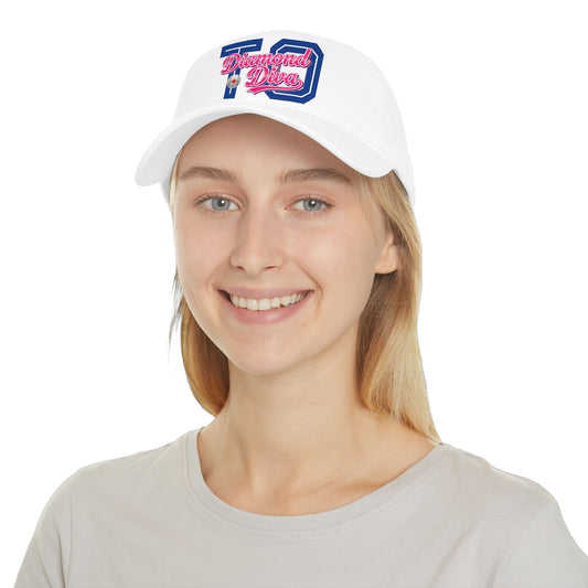 "Diamond Diva - TO" White Baseball Cap