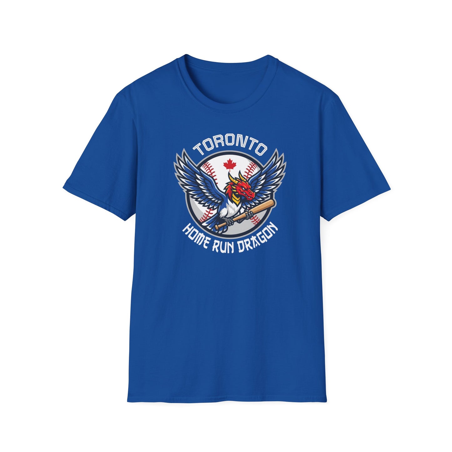 "Home Run Dragon" Royal Blue T Shirt