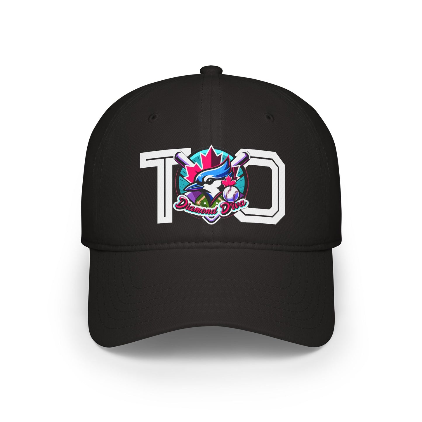 "Diamond Diva"  Dark Colors Baseball Cap