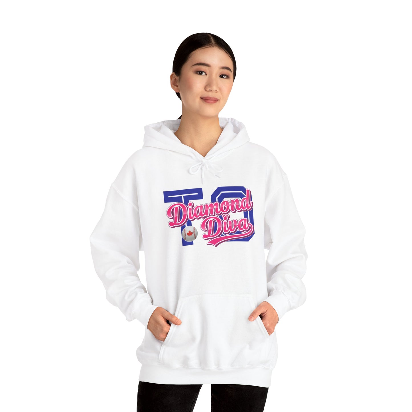 "Diamond Diva - TO" White Hoodie
