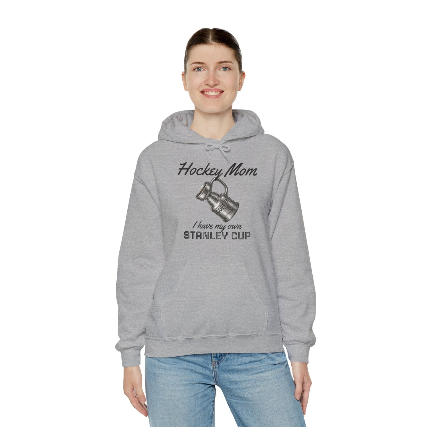 "Hockey Mom - Stanley Cup" Light Colours Hoodie