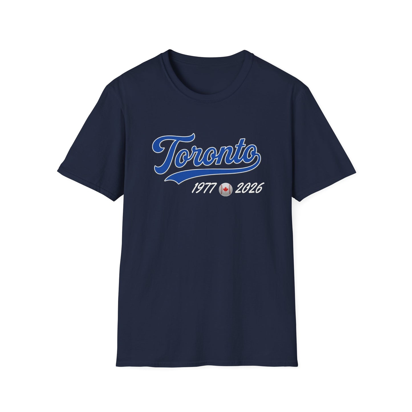 "Classic Toronto Baseball" Navy Blue T Shirt