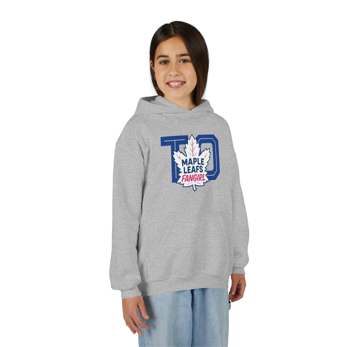"2026 Maple Leafs FanGirl" Youth Hoodie