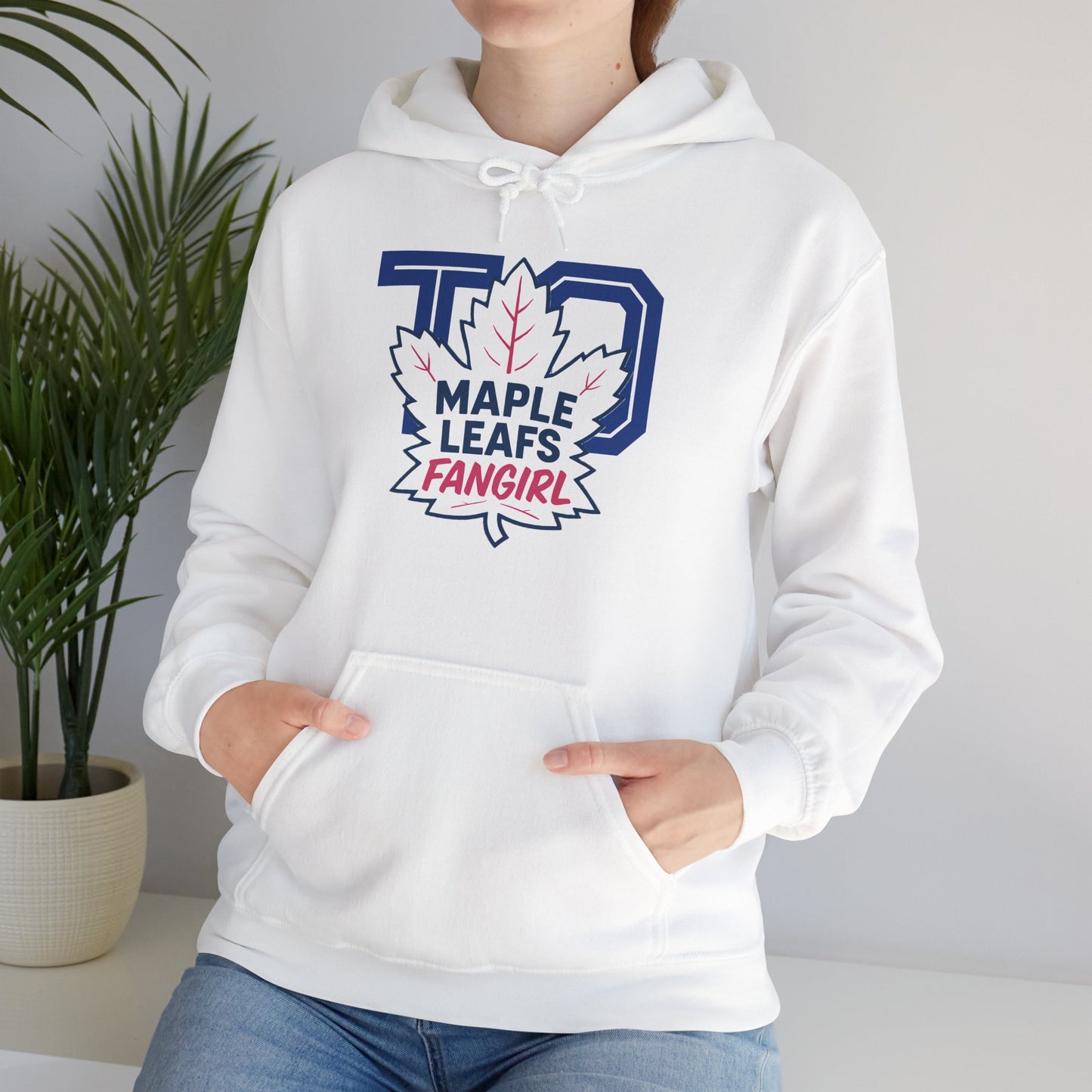 "2026 Maple Leafs Fangirl" Light Colours Hoodie