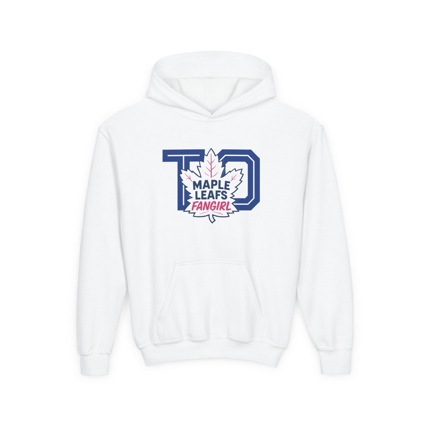 "2026 Maple Leafs FanGirl" Youth Hoodie
