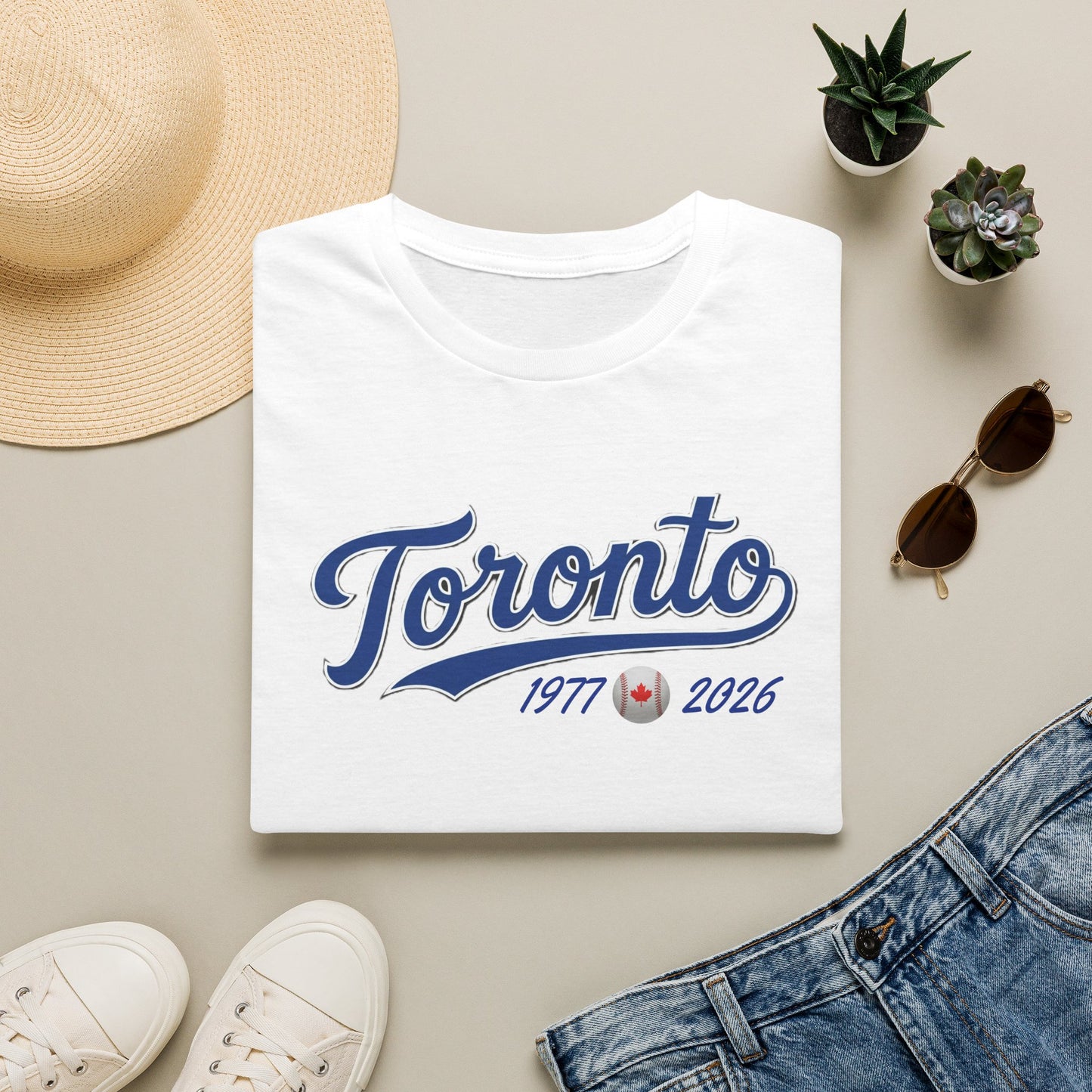 "Classic Toronto Baseball" White T Shirt