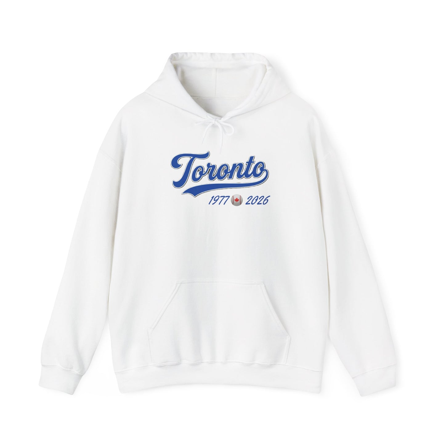 "Classic Toronto Baseball"  White Hoodie