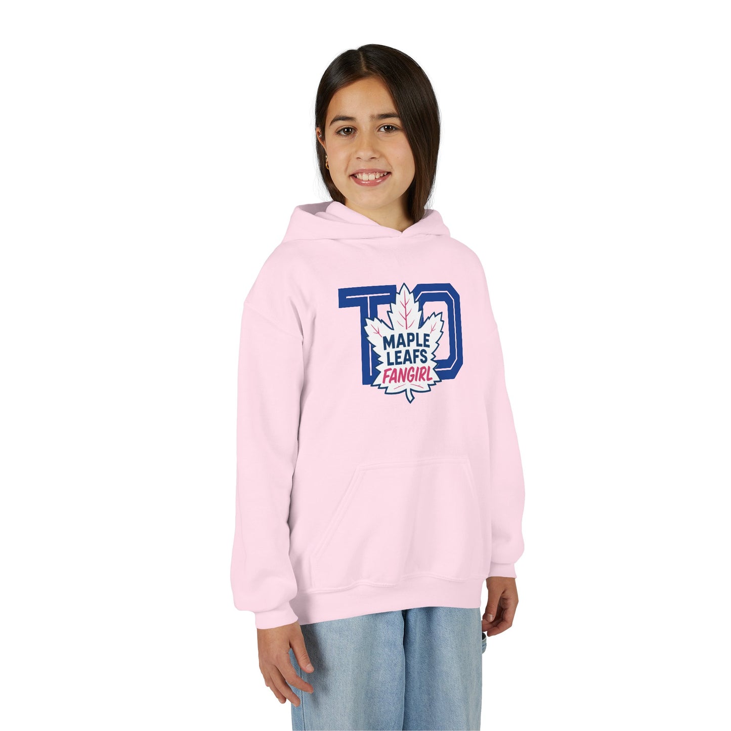 "2026 Maple Leafs FanGirl" Youth Hoodie