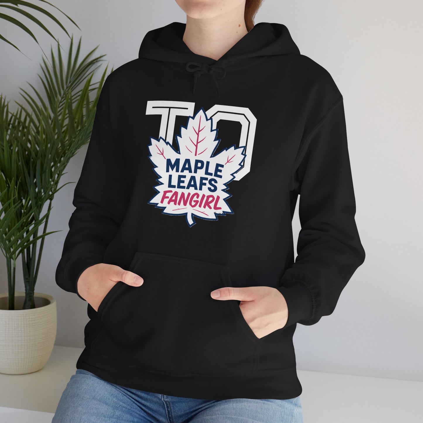 "2026 Maple Leafs Fangirl" Dark Colours Hoodie