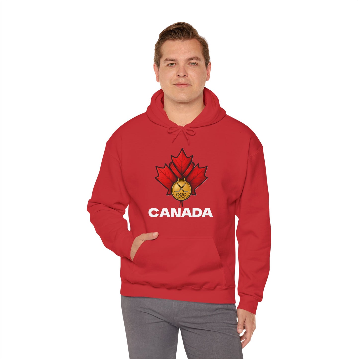 "2026 Winter Games" Canada Red Hoodie