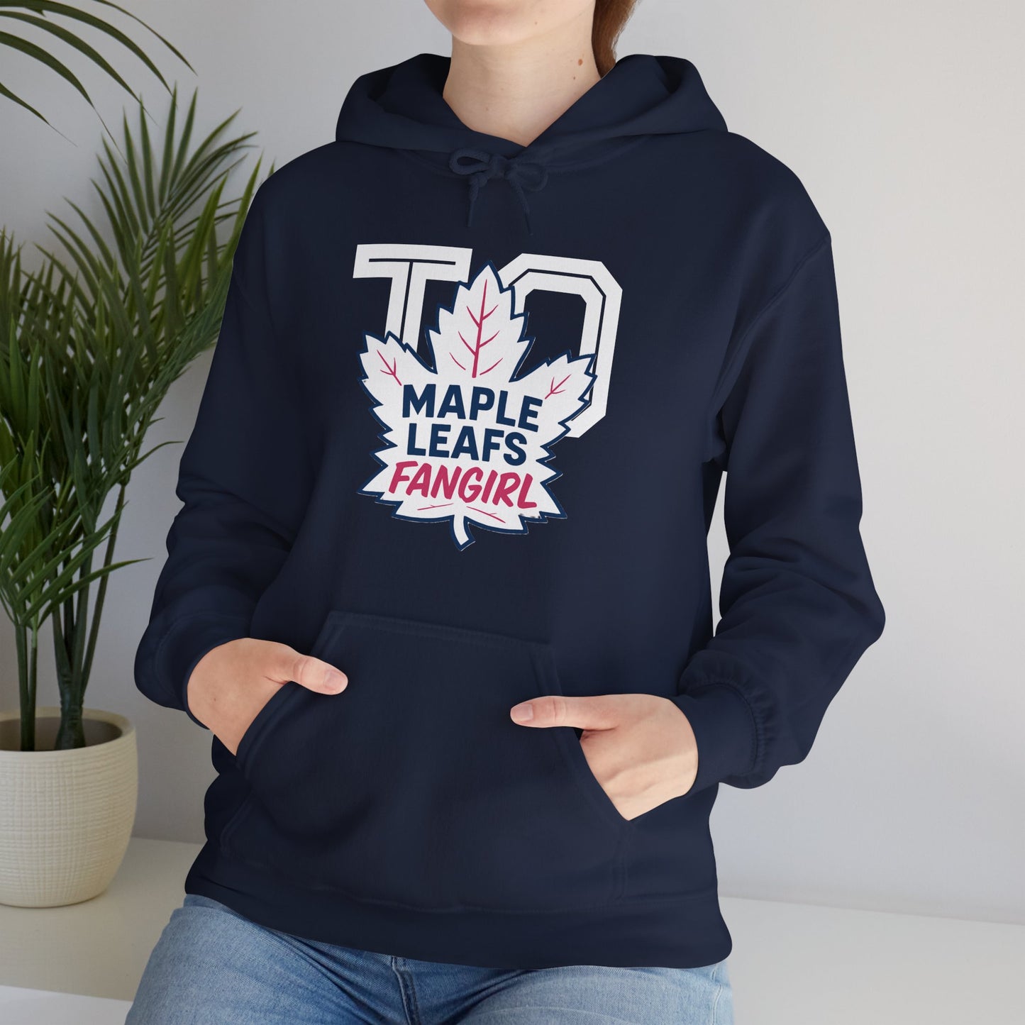 "2026 Maple Leafs Fangirl" Dark Colours Hoodie