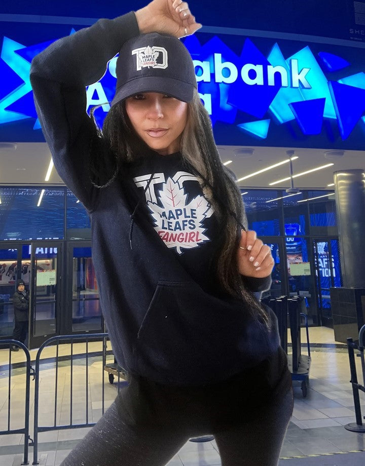 "2026 Maple Leafs Fangirl" Dark Colours Hoodie