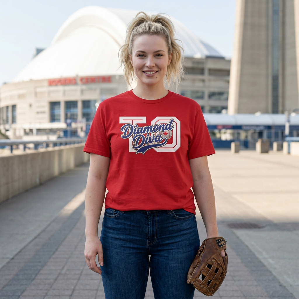 "Canada Day Diamond Diva" T Shirt