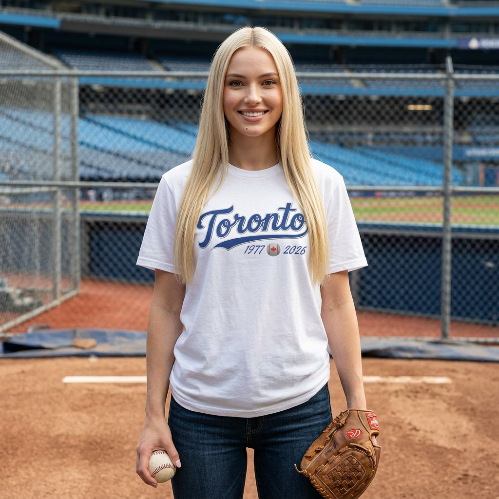 "Classic Toronto Baseball" White T Shirt