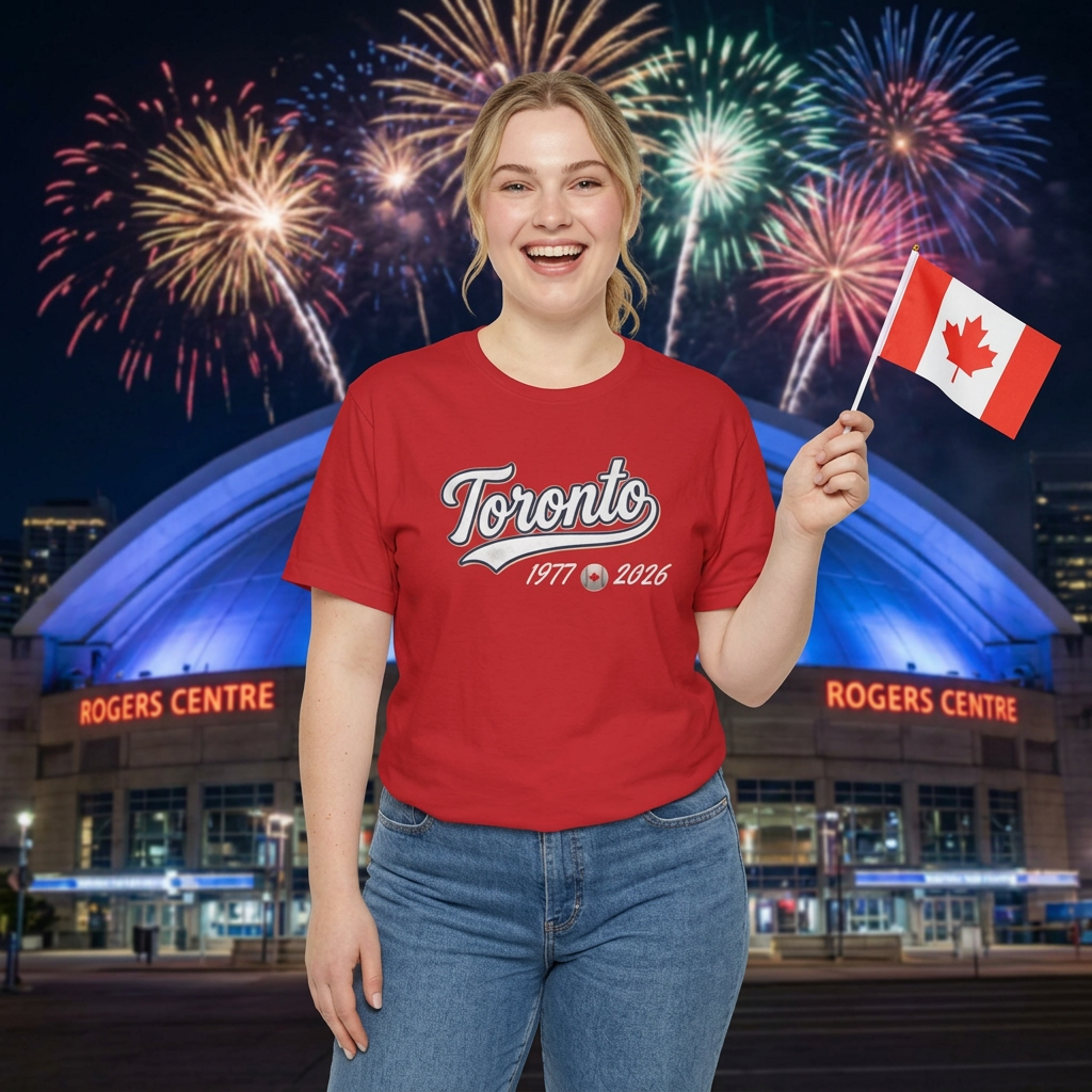 "Classic Toronto Baseball" Red T Shirt