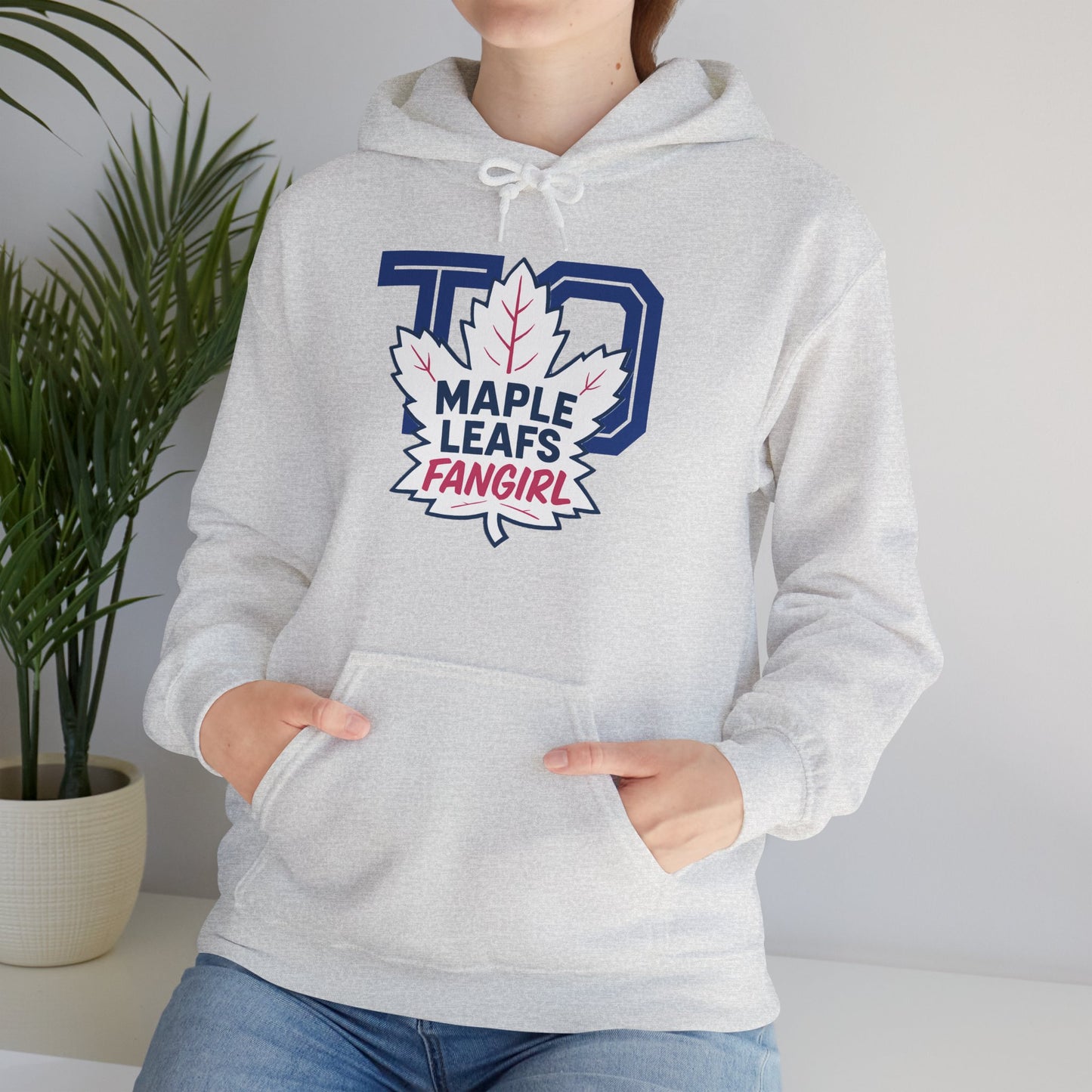"2026 Maple Leafs Fangirl" Light Colours Hoodie