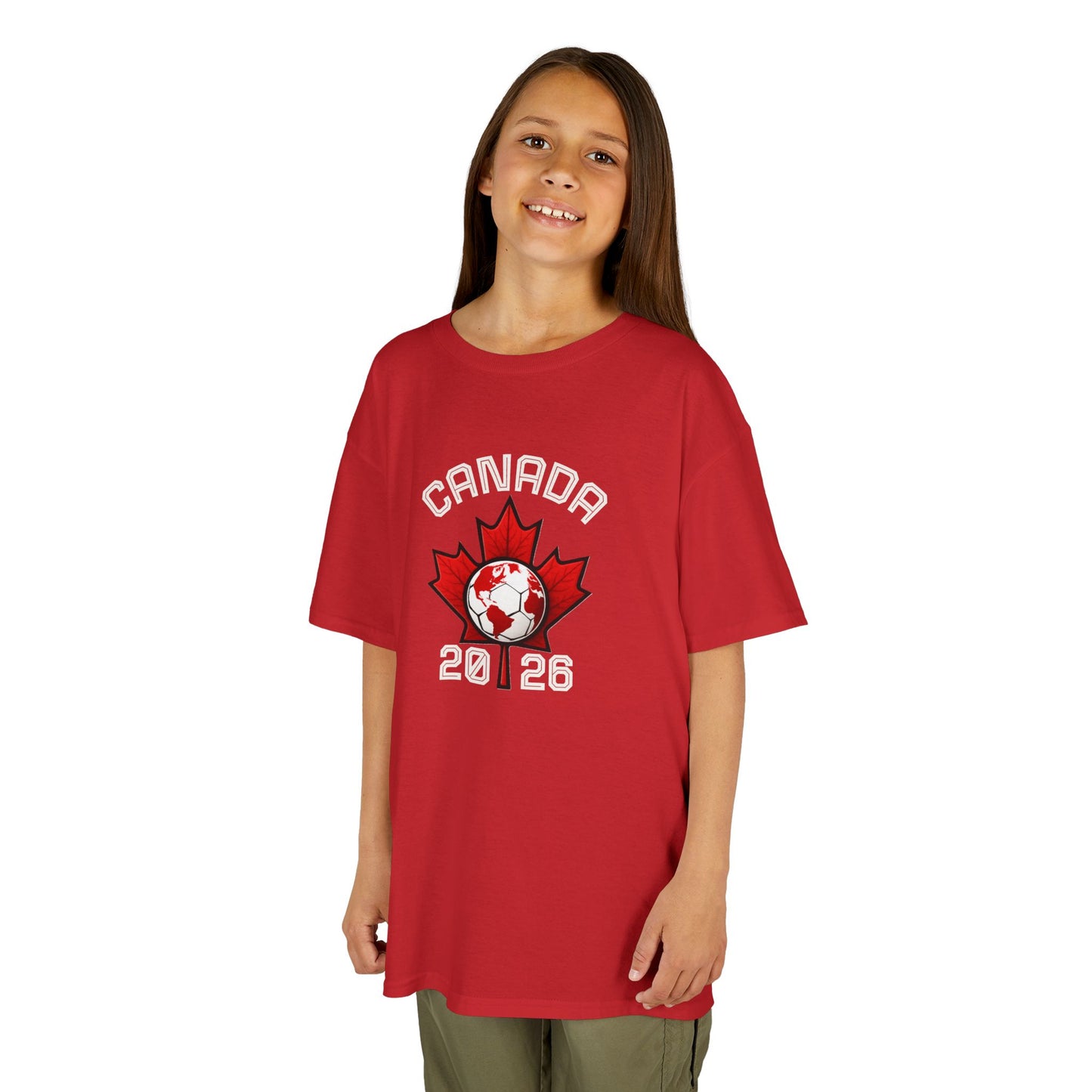 "World vs Canada Footy" Youth TShirt