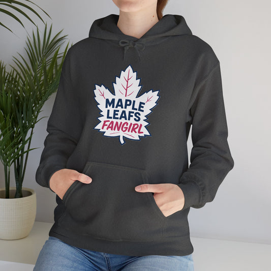 "2026 Maple Leafs Fangirl" Dark Colours Hoodie