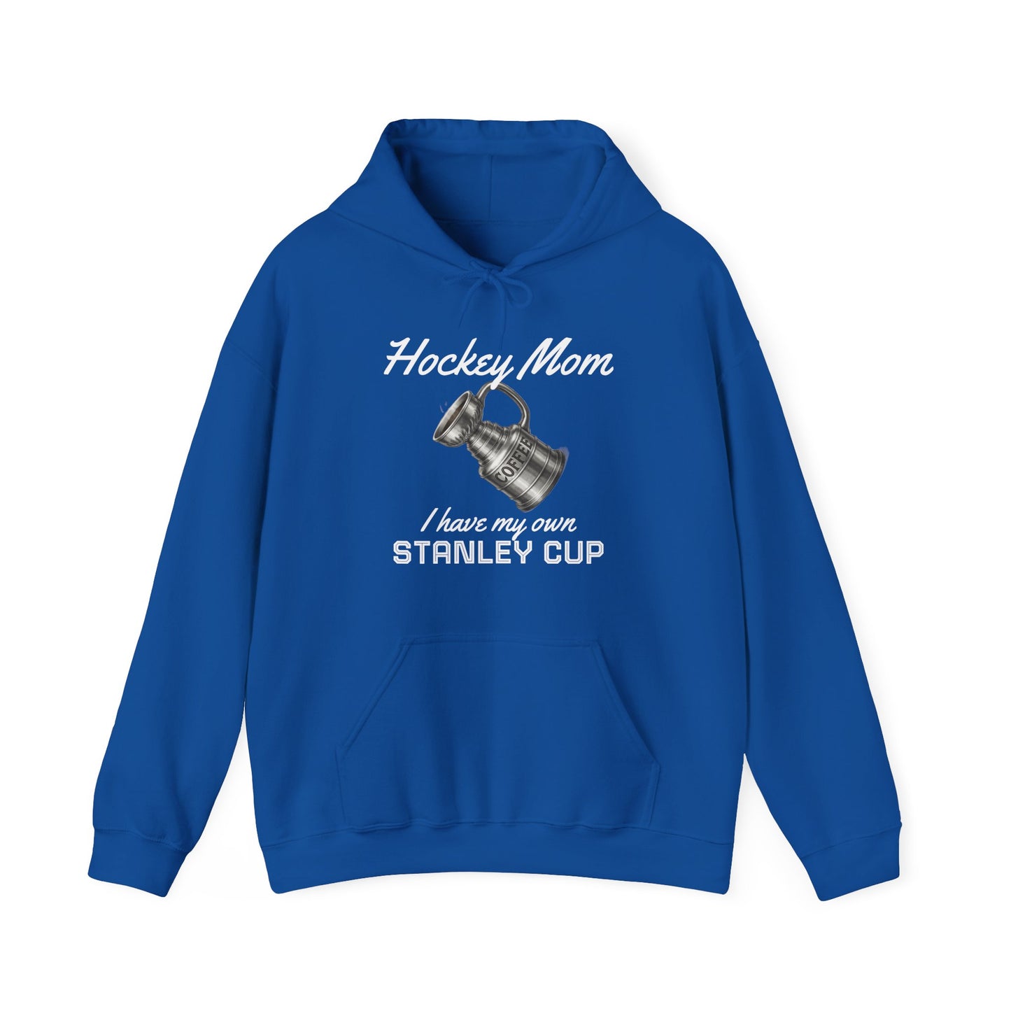 "Hockey Mom - Stanley Cup" Dark Colours Hoodie