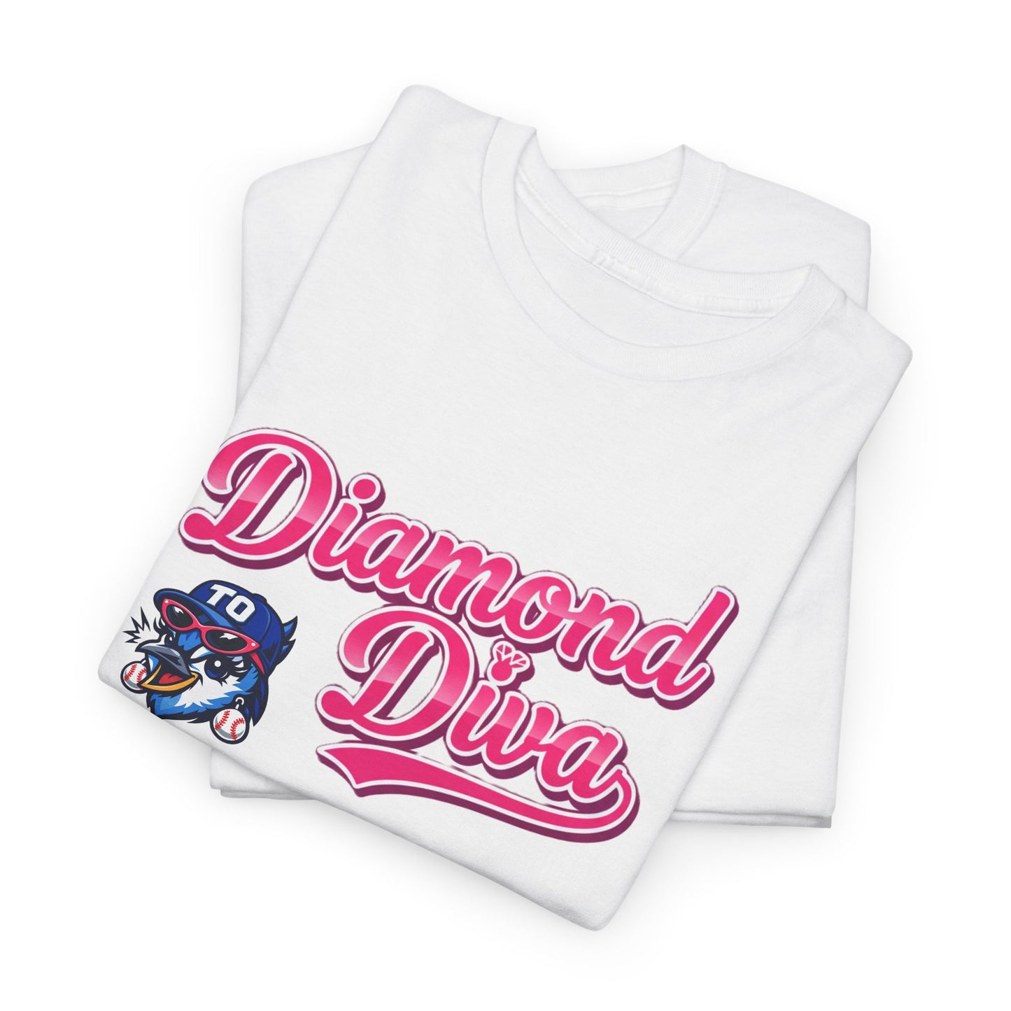 "Diamond Diva - Jaynett"  White T Shirt