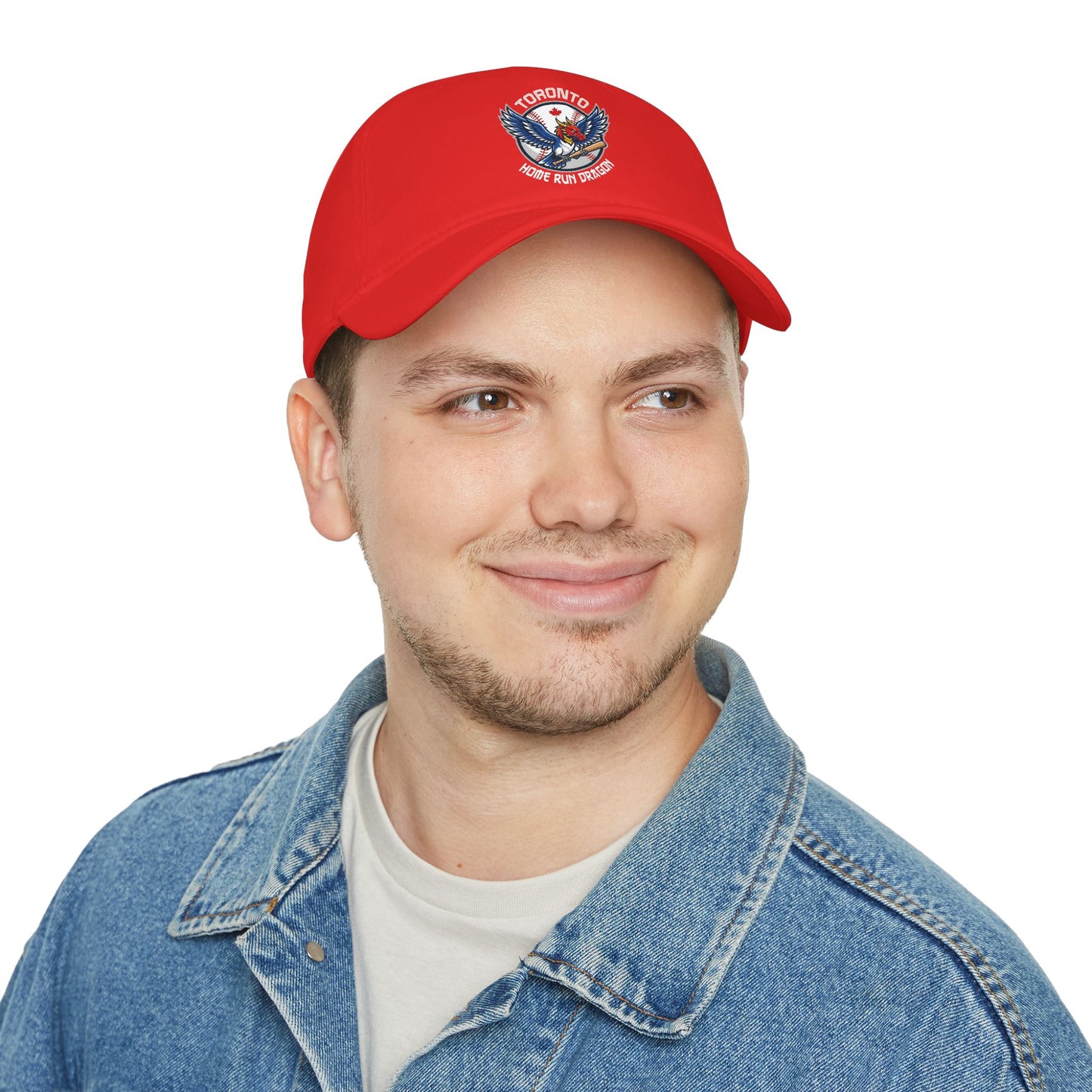 "Home Run Dragon" Red Baseball Cap