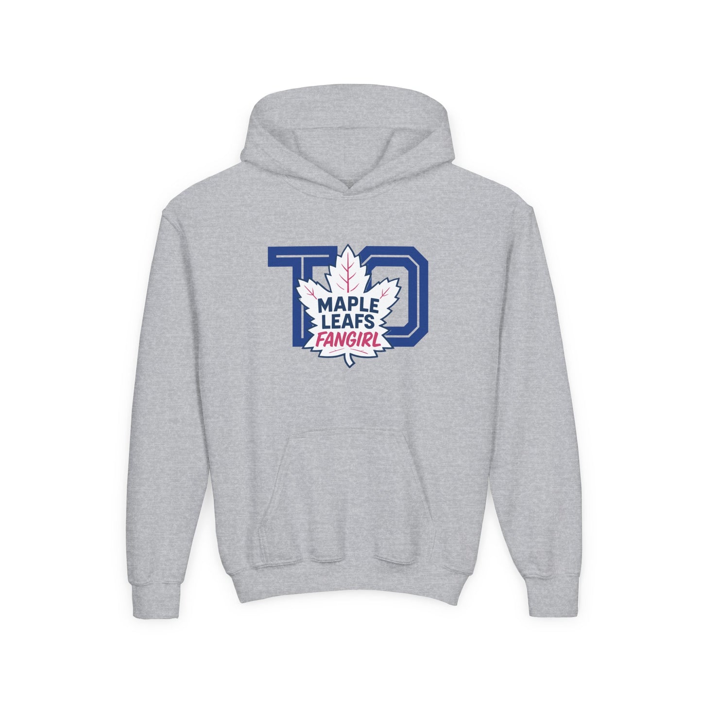 "2026 Maple Leafs FanGirl" Youth Hoodie