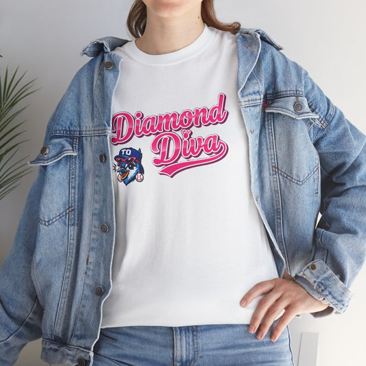 "Diamond Diva - Jaynett"  White T Shirt