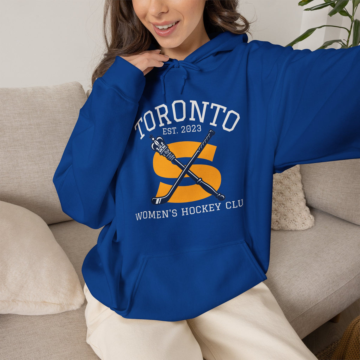 "Toronto Women's Hockey Club" Royal Blue Hoodie