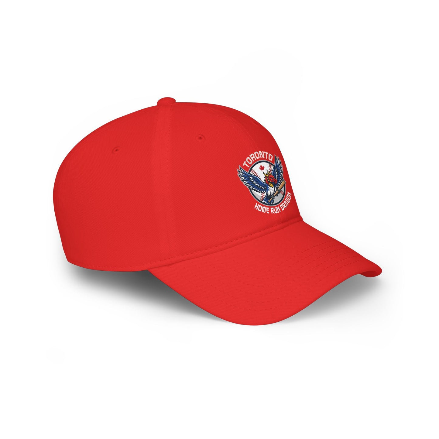 "Home Run Dragon" Red Baseball Cap