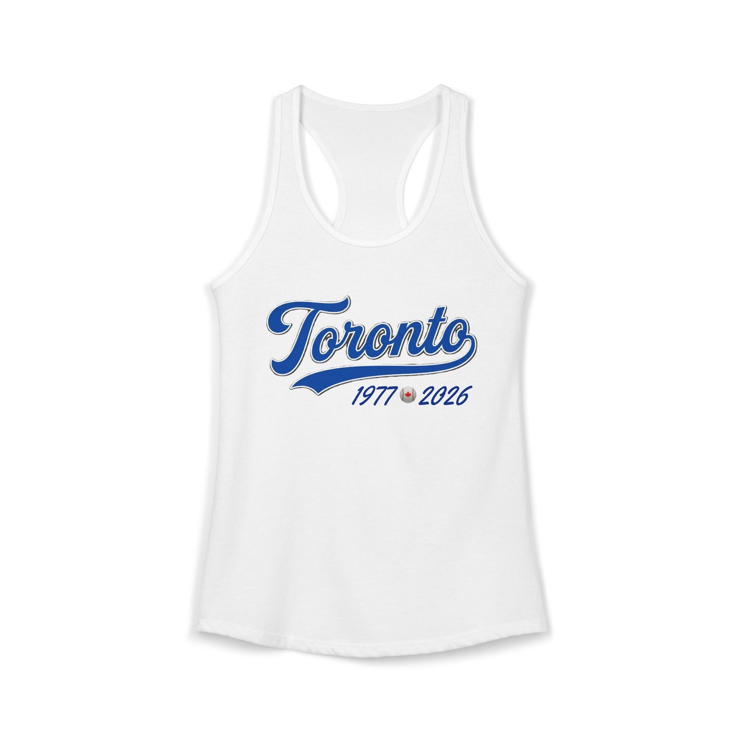 "Classic Toronto Baseball" White Tank Top