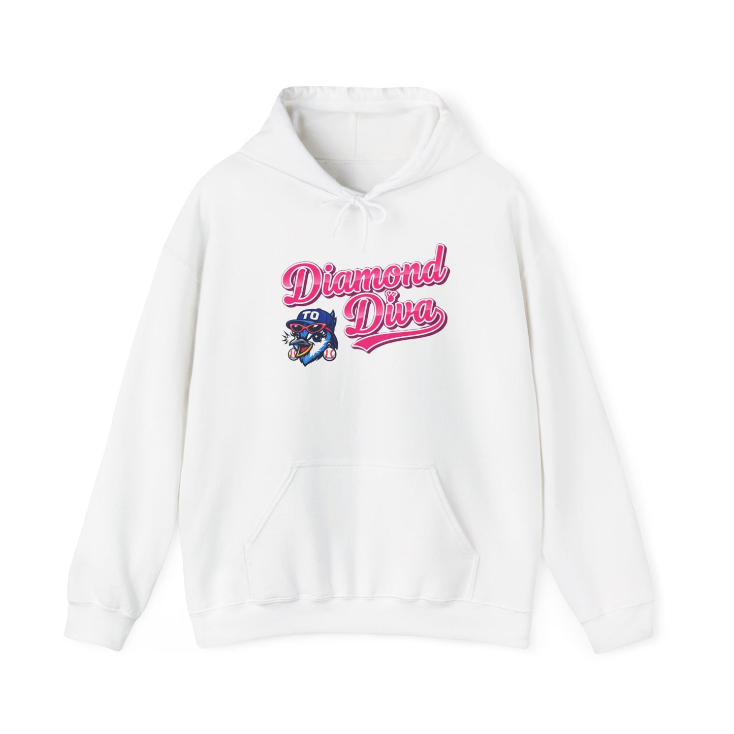 "Diamond Diva - Jaynett" White Hoodie