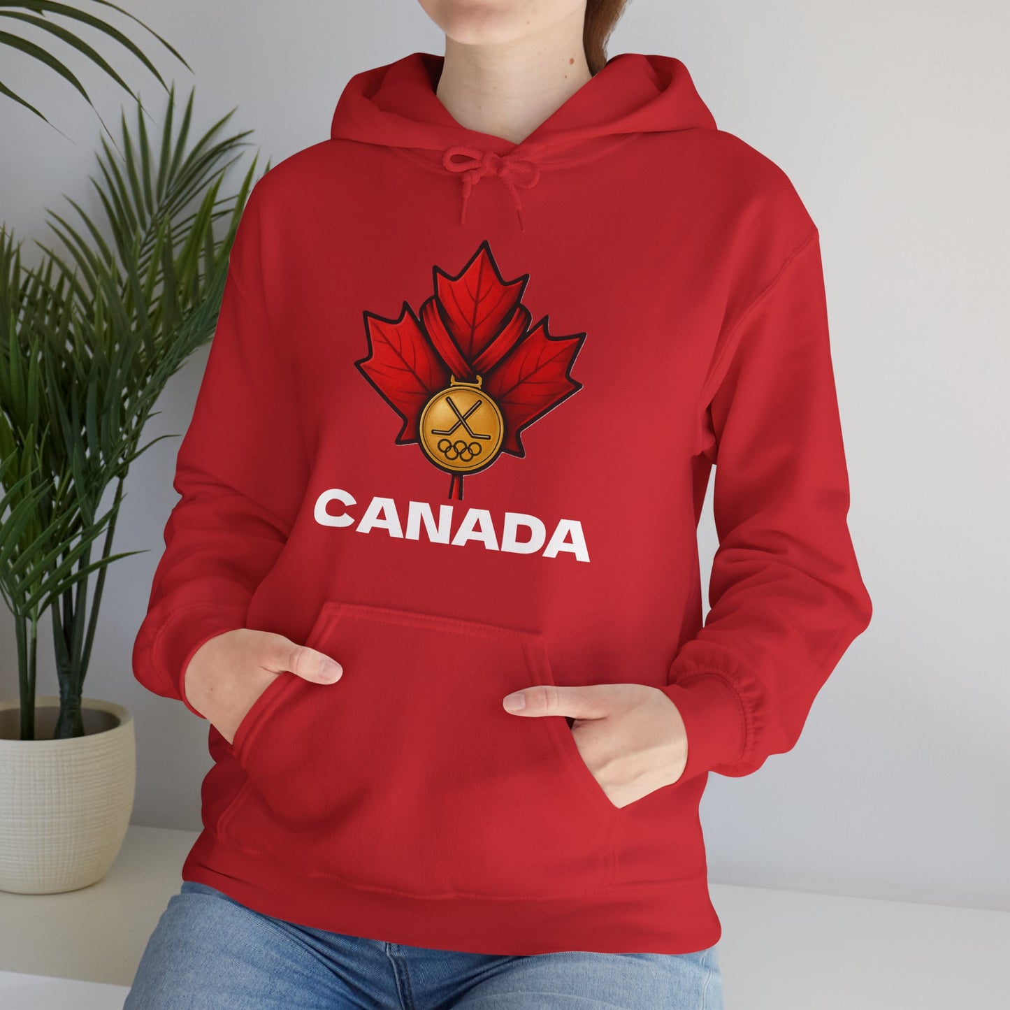"2026 Winter Games" Canada Red Hoodie